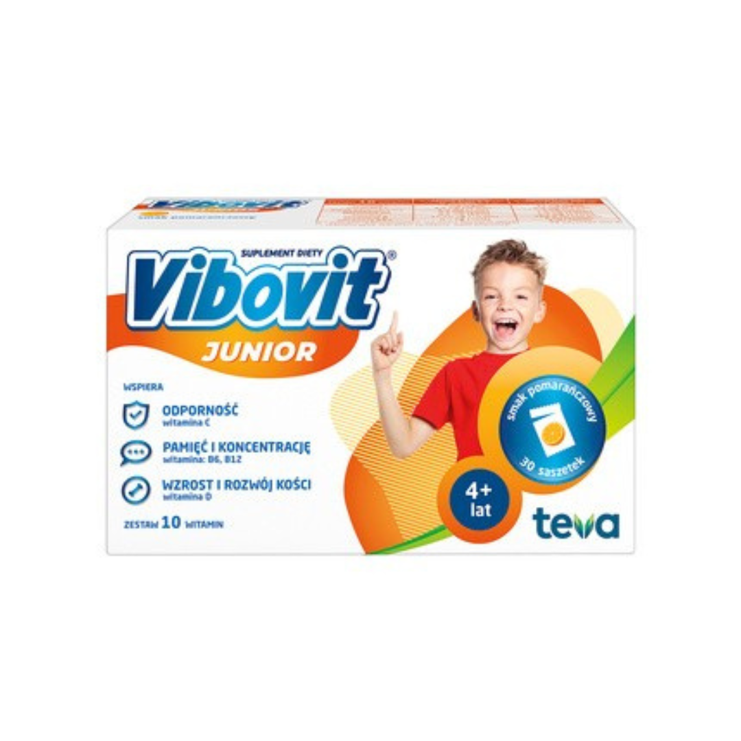 TEVA Vibovit Junior With Orange Flavor 30 Sachets