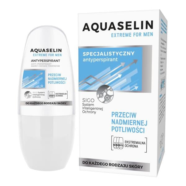 AQUASELIN EXTREME FOR MEN ANTYPERSPIRANT PRZECIW NADMIERNEJ POTLIWO?CI,50ML