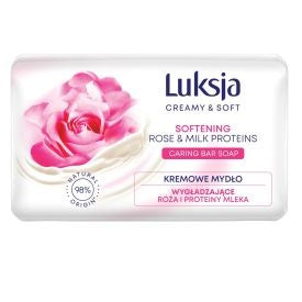 LUKSJA Rose And Milk Protein Bar Soap 90 g