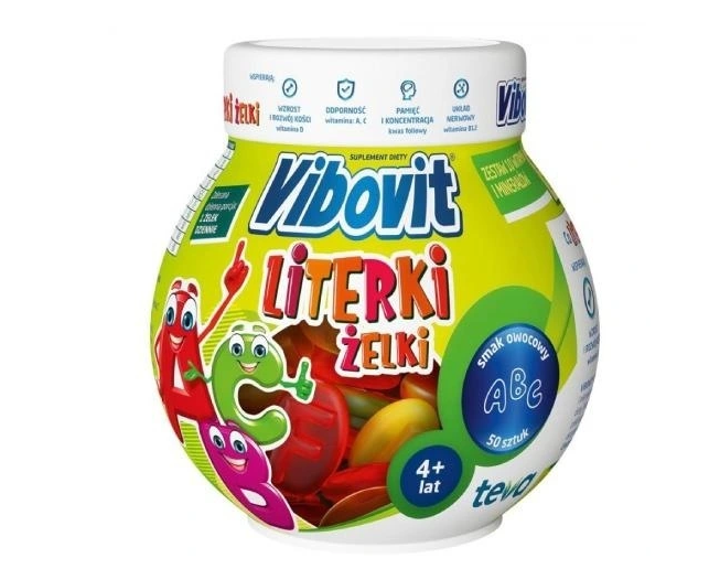 Vibovit Fruit Flavoured Vitamin Jellies Vitamin C D3 B12 200 g
