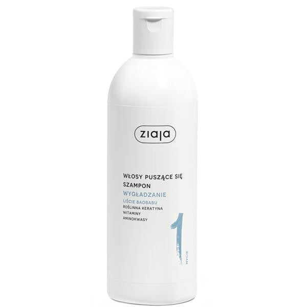 Ziaja Smoothing Shampoo for Curly Hair with Baobab Leaf Extract 400 ml
