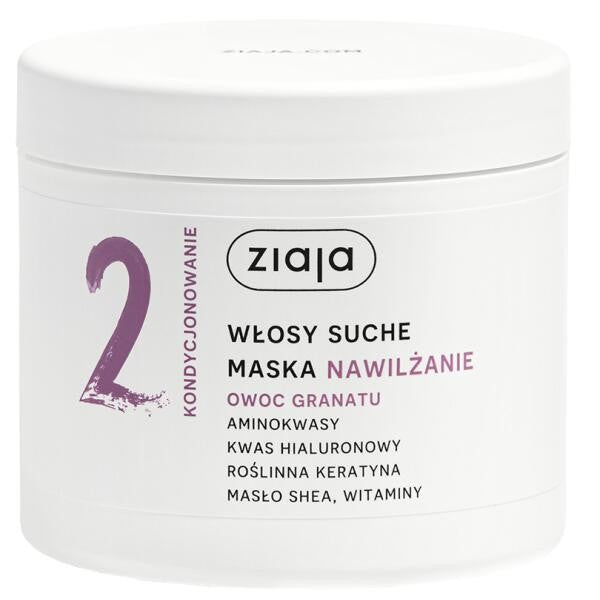 Ziaja Hydrating Hair Mask with Pomegranate Extract 350 ml
