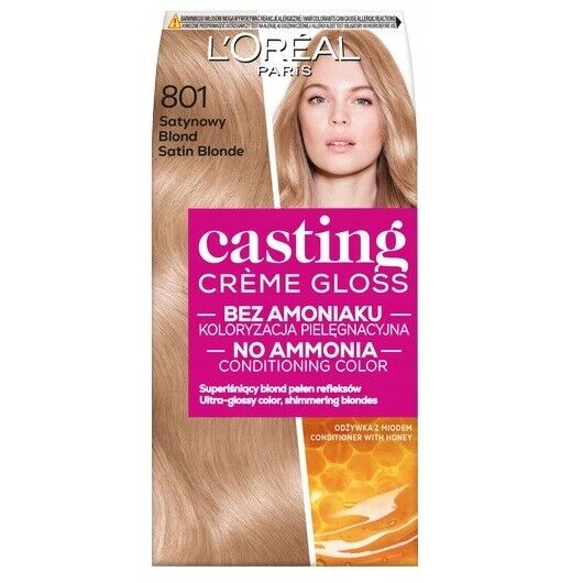 Casting Creme Gloss Hair Dye 801 Satin Blonde