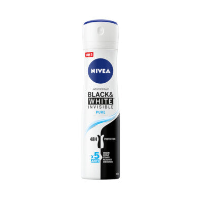 NIVEA-  Invisible For Black & White Anti-Perspirant Spray 150ml