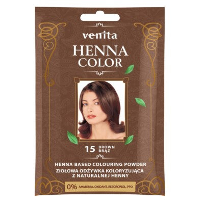 Venita Henna Color Powder Brown No. 15