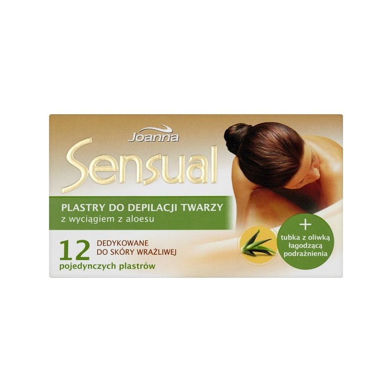 Sensual Facial Hair Removal Patches 12 Individual Patches