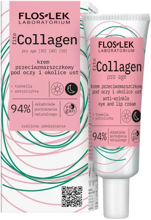 ZESTAW fitoCOLLAGEN WEGANSKIE ODMLADZANIE -Krem Dzien/Noc 50ml +Krem Pod Oczy 30ml+Krem do Rak 50ml