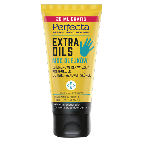 PERFECTA Extra Oils Silicone Gloves Cream Hand Oil 195ml