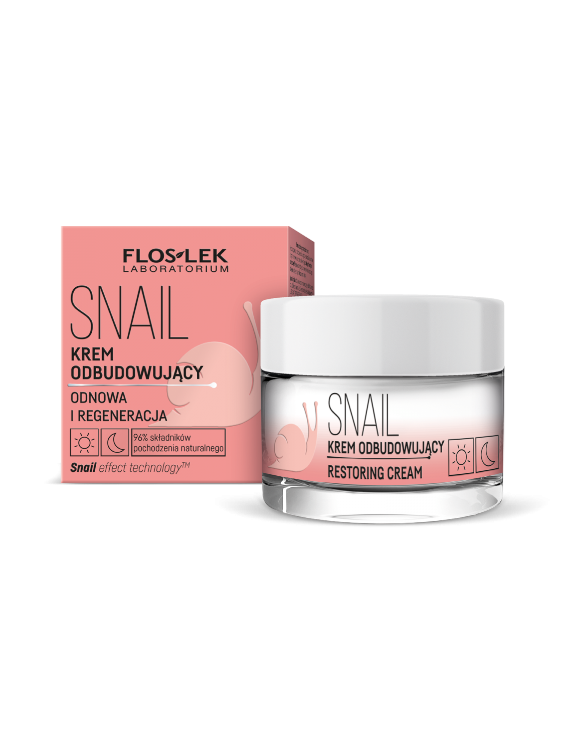 Floslek Snail reconstructing day and night cream 50ml