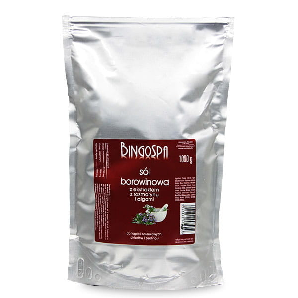 Mud Salt for Bath and Wraps with Rosemary and Algae 1000g