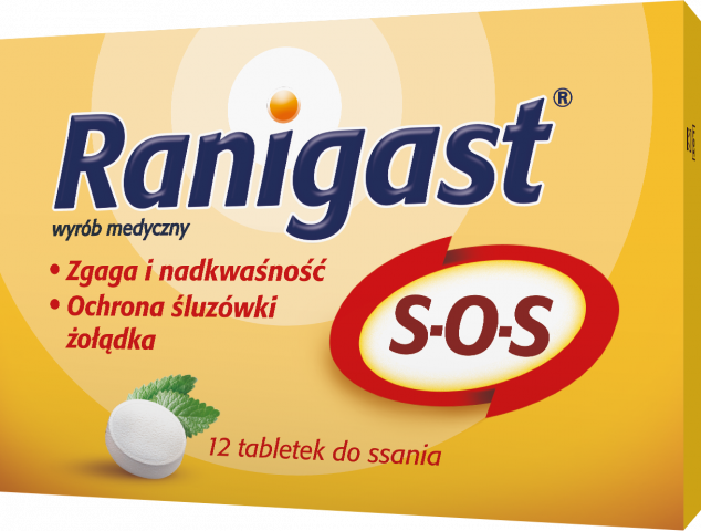 Ranigast SOS x 12 tabl. for sucking