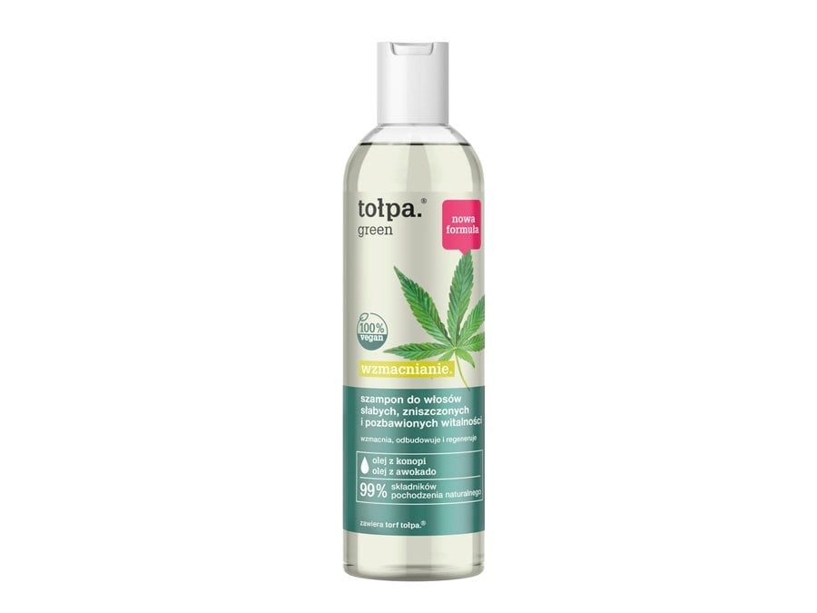 TOŁPA Green Shampoo For Weak Hair Strengthening 300ml