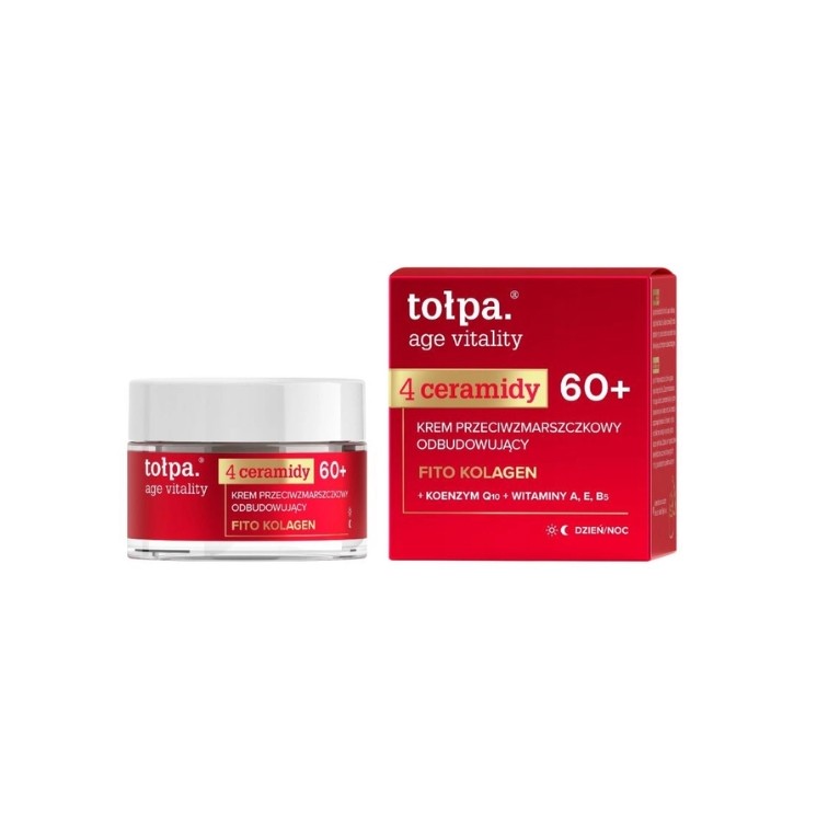 TOLPA - Age Vitality 4 Ceramidy Krem Odbudowujacy 60+ 50 ml