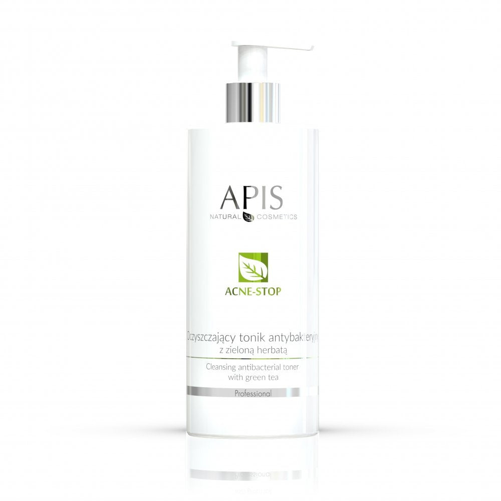 APIS Acne-Stop Cleansing Antibacterial Tonic Green Tea 500ml