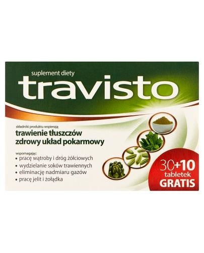 Travisto Flatulence and Constipation 40 tablets