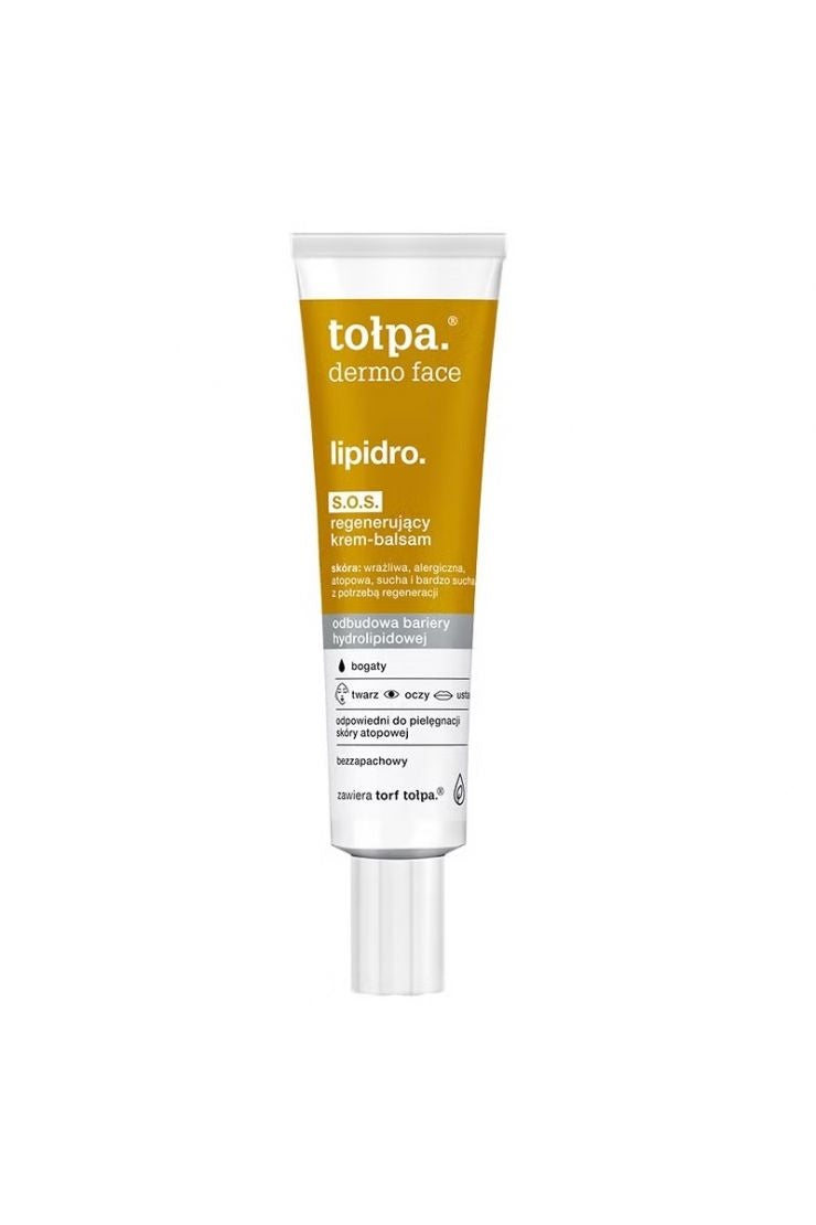 TO?PA Dermo Face Lipidro Rich Regenerating Cream-Balm S.O.S. 40 ml
