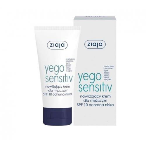 Yego Sensitiv SPF10 Moisturizing Cream For Men 50ml