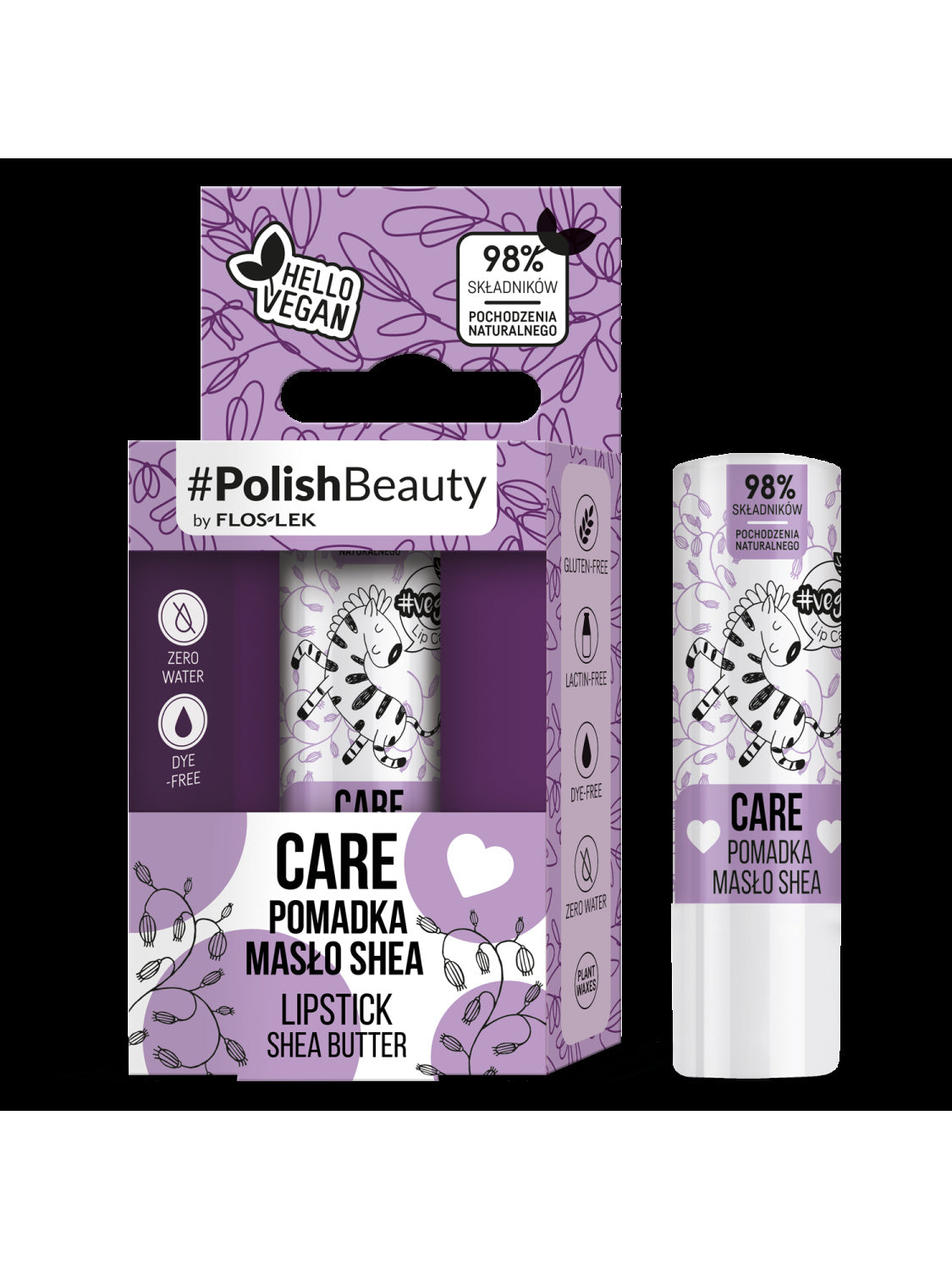 LIP CARE #VEGE CARE Pomadka Maslo Shea 4 g