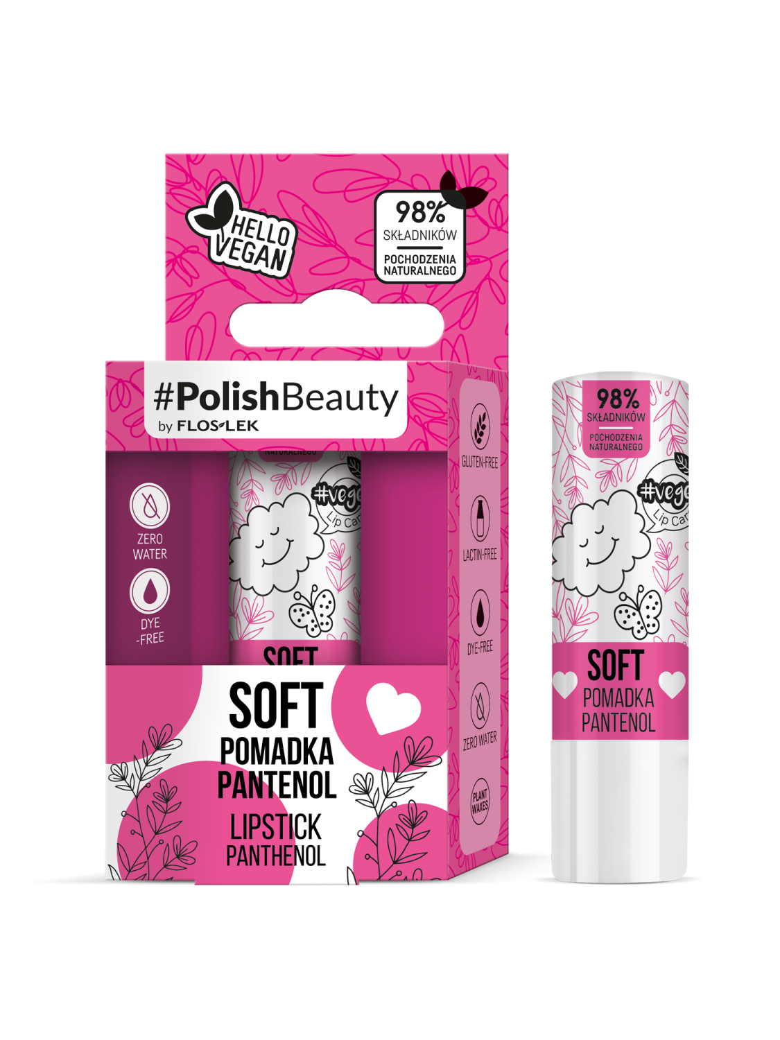 LIP CARE #VEGE SOFT Pomadka Pantenol 4 g