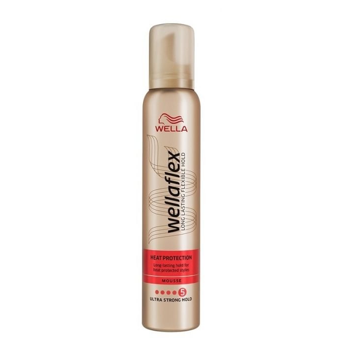 Wellaflex Heat Protection Ultra Strong Hair Mousse 200ml