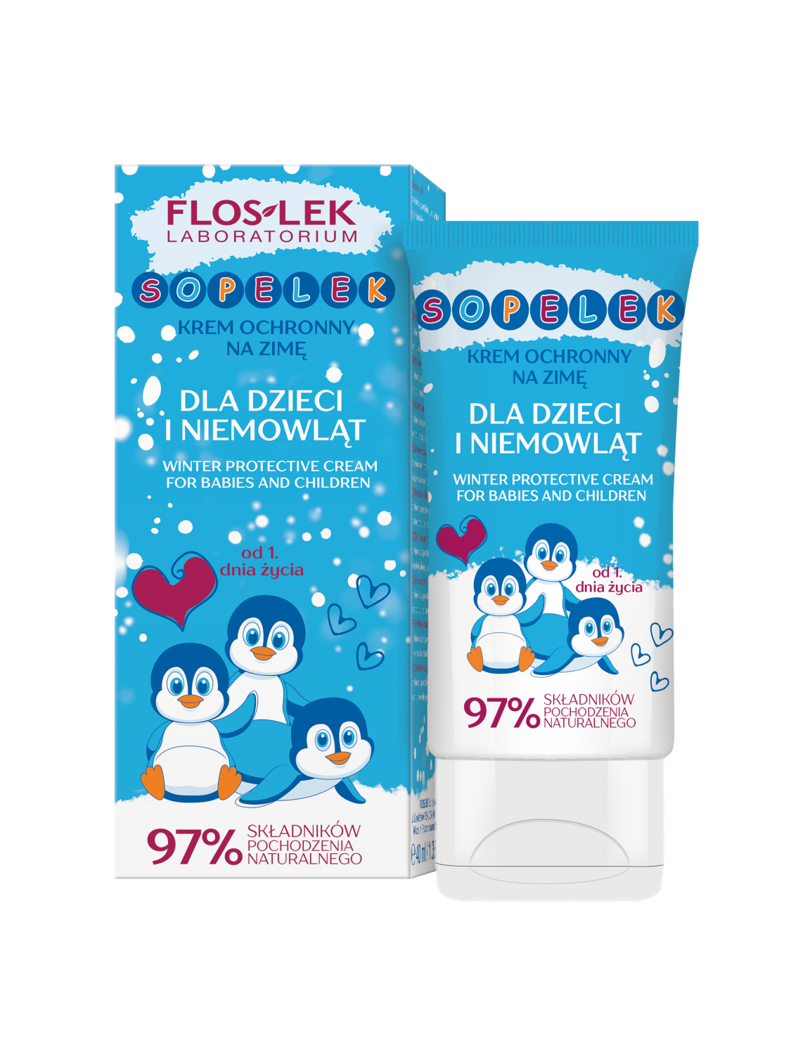 Floslek WINTER CARE SOPELEK Winter protective cream for babies and children 40 ml