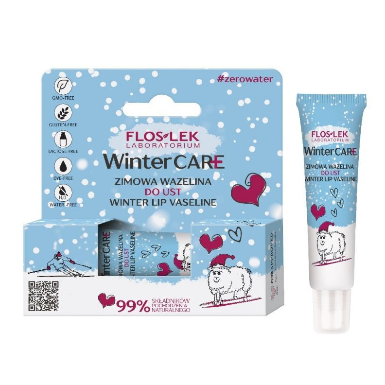 FLOSLEK Winter Care Zimowa Wazelina Do Ust Tubka 10g