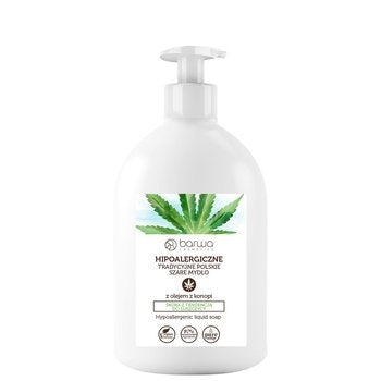 BARWA Gray Hypoallergenic Soap With Hemp Oil 500 ml