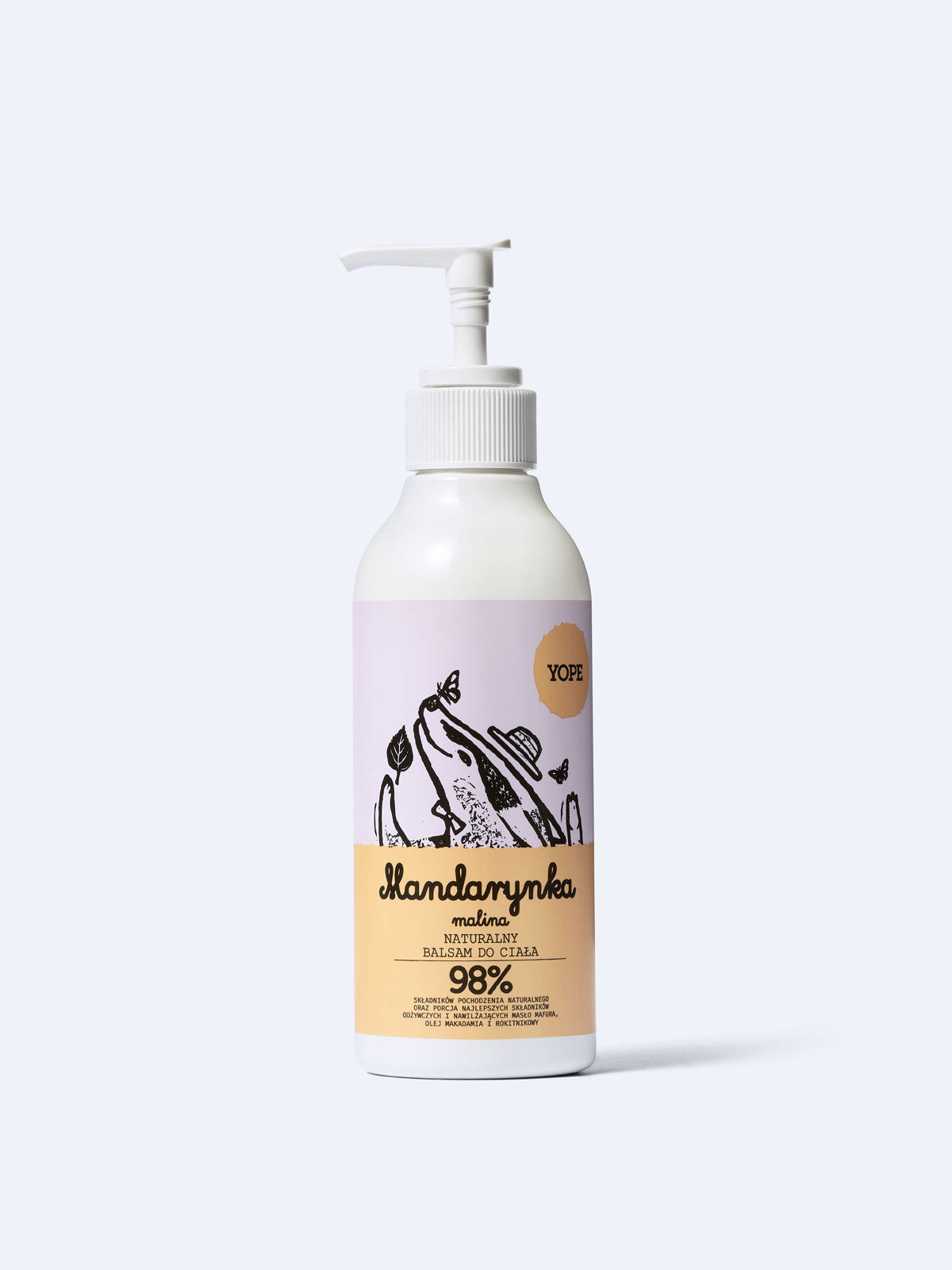 YOPE - BALSAM DO CIA?A MANDARYNKA MALINA 98% 300 ML