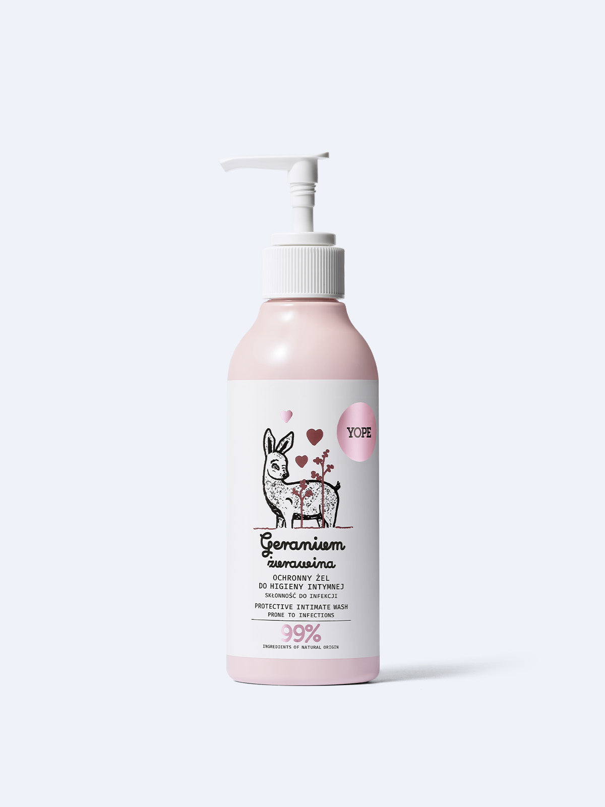 YOPE - ZEL DO HIGIENY INTYMNEJ GERANIUM ZURAWINA 300ML