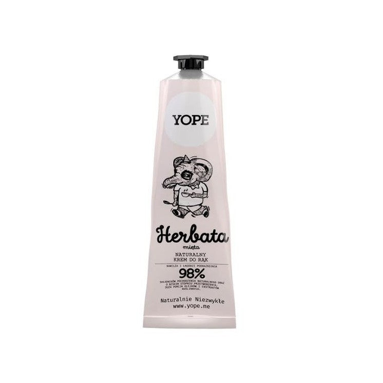 YOPE Natural Hand Cream Tea and Mint 100 ml