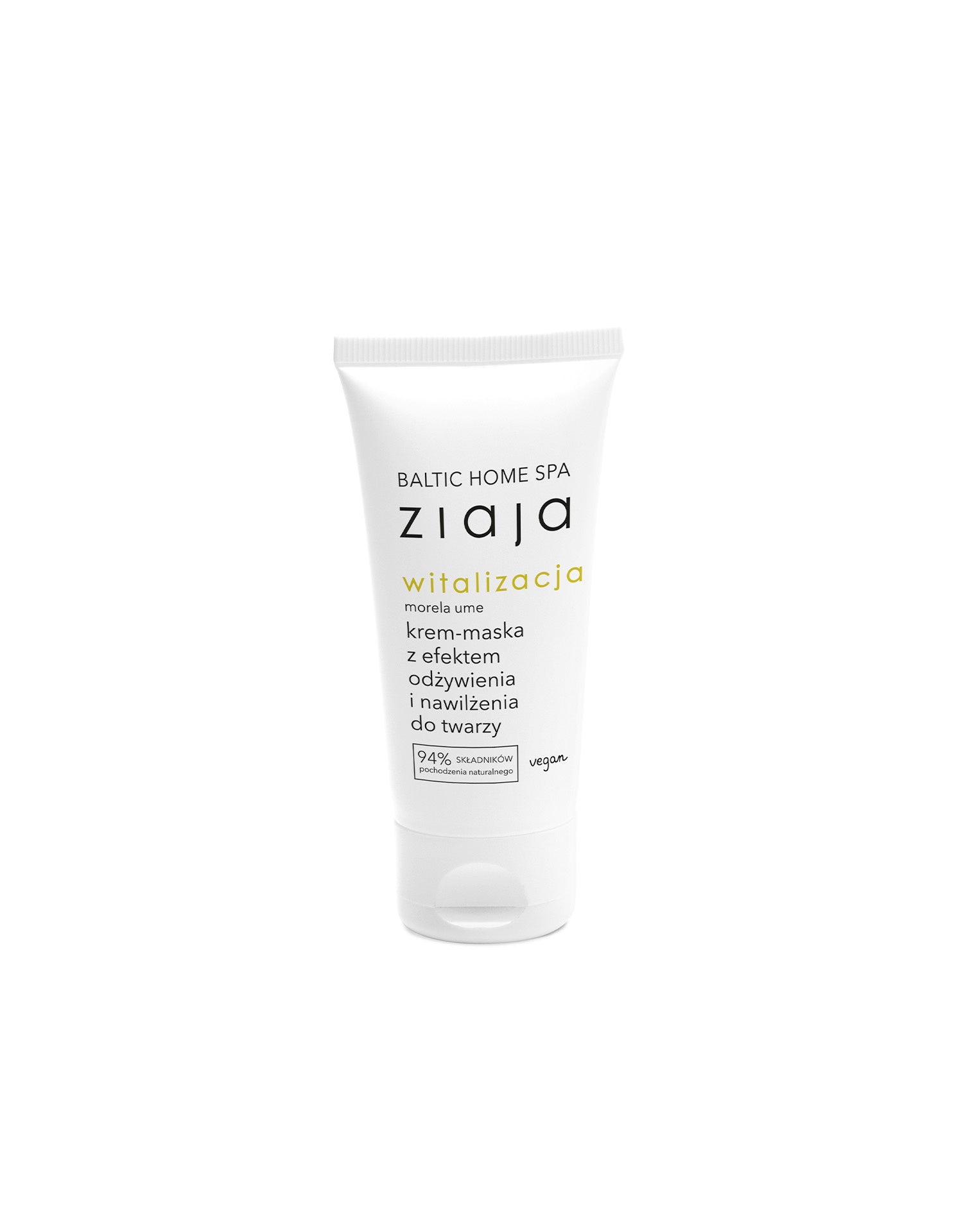 ZIAJA Baltic Home Spa Vitalisation Cream Face Mask At Night 50ml