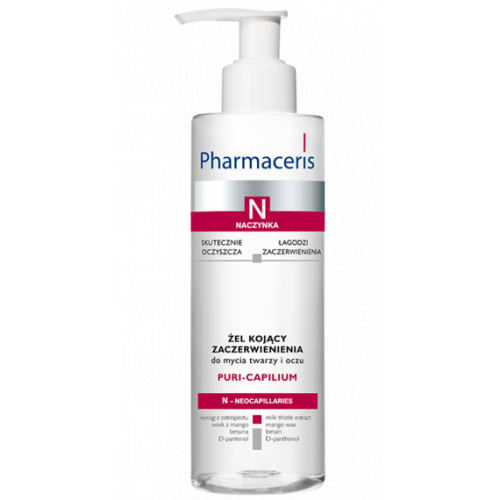 N Capillaries Gel Soothing Redness Cleansing Face And Eyes 190ml