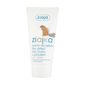 Ziajka Toothpaste For Children Without Fluoride With Xylitol 50ml
